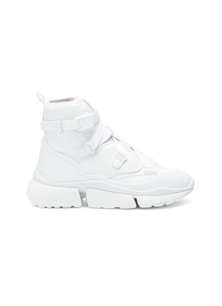 Main View - Click To Enlarge - CHLOÉ - 'Sonnie' chunky outsole high top sneakers