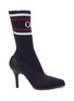Main View - Click To Enlarge - CHLOÉ - Logo sock knit boots
