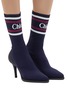 Figure View - Click To Enlarge - CHLOÉ - Logo sock knit boots