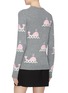 Back View - Click To Enlarge - PRADA - Whale logo intarsia virgin wool-cashmere sweater