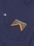  - PRADA - Logo patch short sleeve boxy shirt