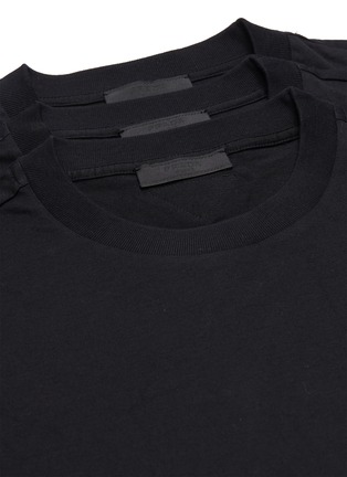  - PRADA - Logo appliqué slim fit T-shirt 3-pack set