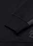  - PRADA - Stripe outseam logo print sweatshirt