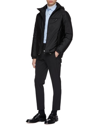 Figure View - Click To Enlarge - PRADA - Stretch tapered pants