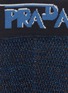Detail View - Click To Enlarge - PRADA - Logo intarsia cuff socks