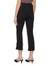 Back View - Click To Enlarge - PRADA - Ruffle cuff cropped pants