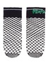 Main View - Click To Enlarge - PRADA - Logo intarsia cuff fishnet socks
