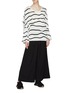 Figure View - Click To Enlarge - Y-3 - Pleated wide leg pants