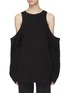 Main View - Click To Enlarge - Y-3 - 3-Stripes sleeve cold shoulder top