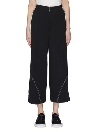 Main View - Click To Enlarge - Y-3 - 3-Stripes outseam panelled culottes