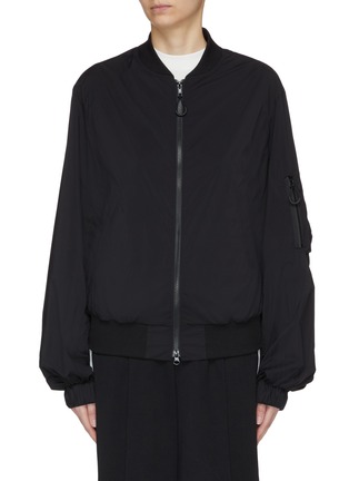 Main View - Click To Enlarge - Y-3 - 'Yohji Love' graphic embroidered slogan print bomber jacket