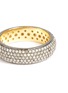 Detail View - Click To Enlarge - AISHWARYA - Diamond silver gold alloy ring