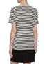 Back View - Click To Enlarge - T BY ALEXANDER WANG - Patch pocket stripe T-shirt