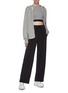 Figure View - Click To Enlarge - T BY ALEXANDER WANG - Contrast band cropped top