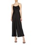 Figure View - Click To Enlarge - T BY ALEXANDER WANG - 'Wash & Go' wide leg satin jumpsuit