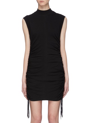 Main View - Click To Enlarge - T BY ALEXANDER WANG - Ruched side sleeveless dress