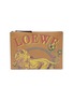 Main View - Click To Enlarge - LOEWE - 'Lion' print large leather pouch