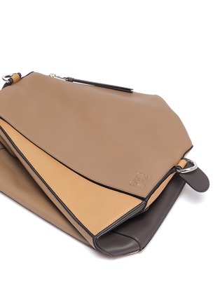  - LOEWE - 'Puzzle' colourblock XL leather bag