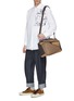 Figure View - Click To Enlarge - LOEWE - 'Puzzle' colourblock XL leather bag