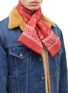 Figure View - Click To Enlarge - LOEWE - Bandana print padded bandana scarf