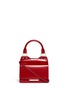Main View - Click To Enlarge - JIMMY CHOO - 'Amie S' small leather combo boxy tote