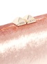 Detail View - Click To Enlarge - JIMMY CHOO - 'Mini Charm' stud clasp velvet clutch