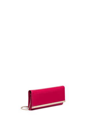 Front View - Click To Enlarge - JIMMY CHOO - 'Milla' patent leather wallet clutch
