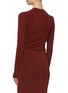 Back View - Click To Enlarge - T BY ALEXANDER WANG - Twisted cropped long sleeve top