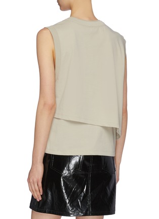 Back View - Click To Enlarge - T BY ALEXANDER WANG - Layered muscle tank top