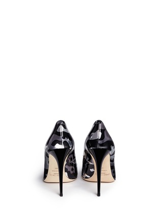 Back View - Click To Enlarge - JIMMY CHOO - 'Ari' camouflage print mirror leather pumps