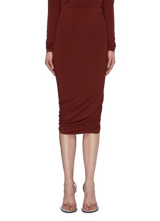 Main View - Click To Enlarge - T BY ALEXANDER WANG - Twisted midi skirt