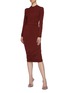 Figure View - Click To Enlarge - T BY ALEXANDER WANG - Twisted midi skirt