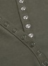 Detail View - Click To Enlarge - T BY ALEXANDER WANG - Snap button V-back T-shirt dress