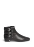 Main View - Click To Enlarge - STUART WEITZMAN - 'Kicky' buckled stud leather boots