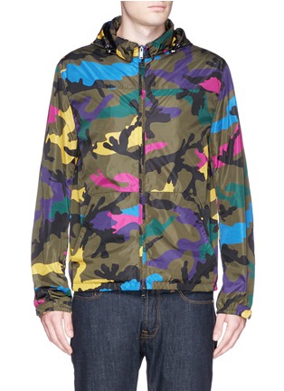 Main View - Click To Enlarge - VALENTINO GARAVANI - Camouflage windbreaker jacket