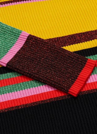  - DIANE VON FURSTENBERG - Colourblock stripe turtleneck sweater