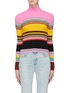 Main View - Click To Enlarge - DIANE VON FURSTENBERG - Colourblock stripe turtleneck sweater