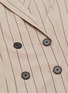  - TIBI - Cutout sleeve double breasted stripe blazer