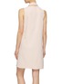 Back View - Click To Enlarge - TIBI - Tie cutout neck dress