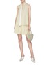 Figure View - Click To Enlarge - TIBI - 'Spring' ruffle tiered poplin shorts