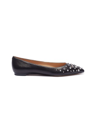 Main View - Click To Enlarge - SAM EDELMAN - 'Savana' mixed stud leather skimmer flats