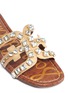 Detail View - Click To Enlarge - SAM EDELMAN - 'Barlow' strass faux leather slide sandals