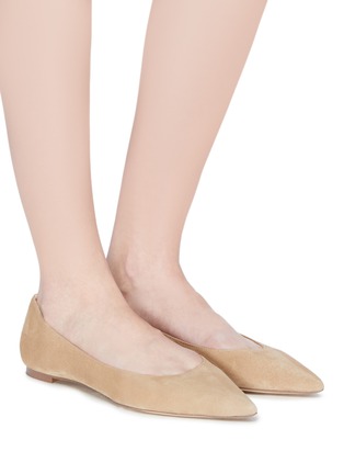 Figure View - Click To Enlarge - SAM EDELMAN - 'Sally' suede skimmer flats