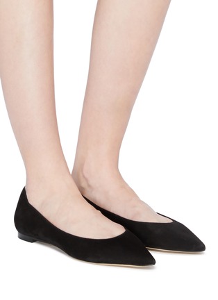 Figure View - Click To Enlarge - SAM EDELMAN - 'Sally' suede skimmer flats