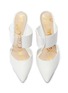 Detail View - Click To Enlarge - SAM EDELMAN - 'Hope' PVC band leather mules