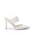 Main View - Click To Enlarge - SAM EDELMAN - 'Hope' PVC band leather mules