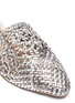 Detail View - Click To Enlarge - SAM EDELMAN - 'Clara' metallic woven leather slides