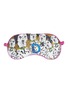 Main View - Click To Enlarge - JESSICA RUSSELL FLINT - 'D' alphabet graphic print silk eye mask