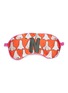 Main View - Click To Enlarge - JESSICA RUSSELL FLINT - 'N' alphabet graphic print silk eye mask