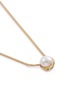 Figure View - Click To Enlarge - TASAKI - 'Stretched' pearl 18k yellow gold pendant necklace